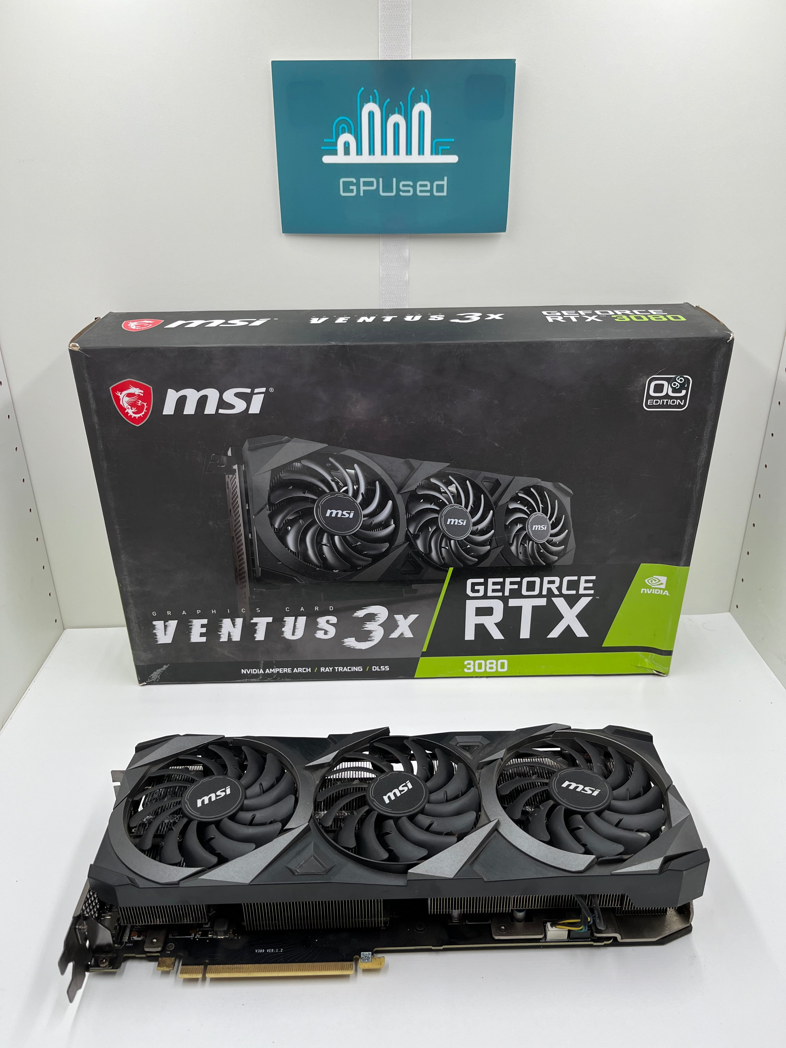 MSI Nvidia GeForce RTX 3080 Ventus 3X 10GB GDDR6X - A – GPUsed