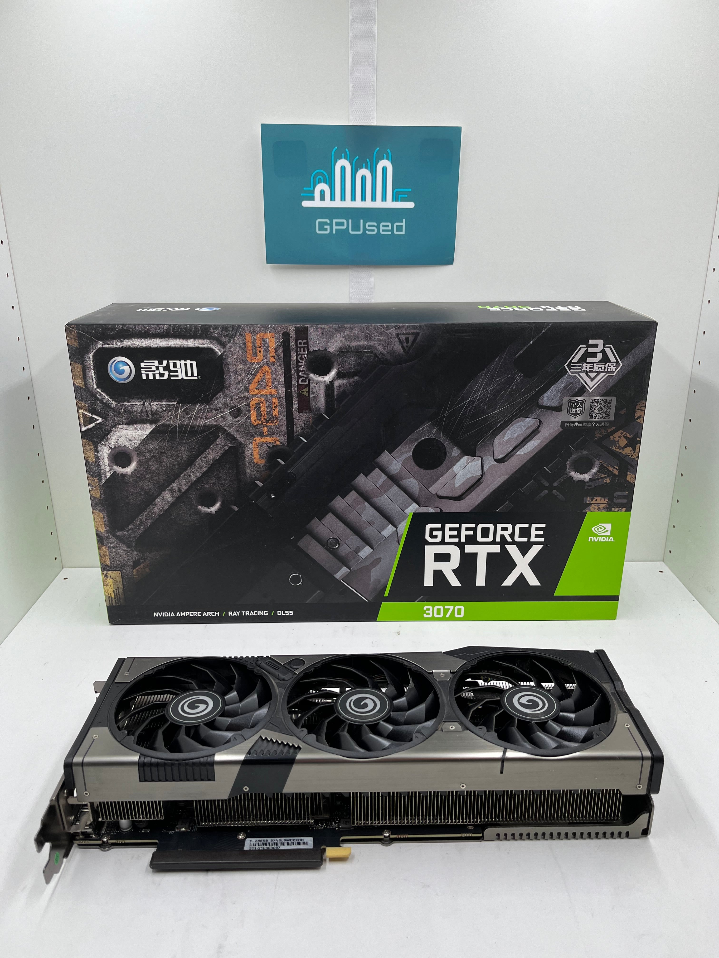 Galax Nvidia GeForce RTX 3070 Black 8GB GDDR6 - Was £309.99 - A