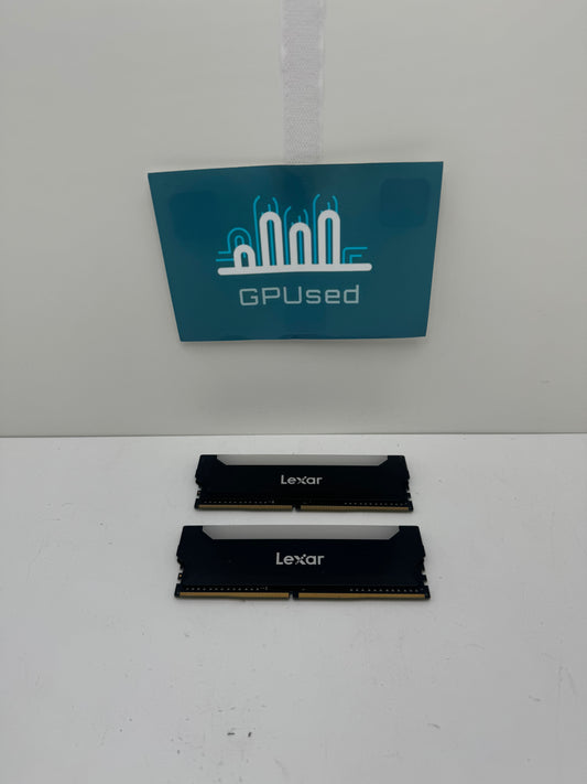 32GB (2x16GB) Lexar 3600MHz DDR4 RAM