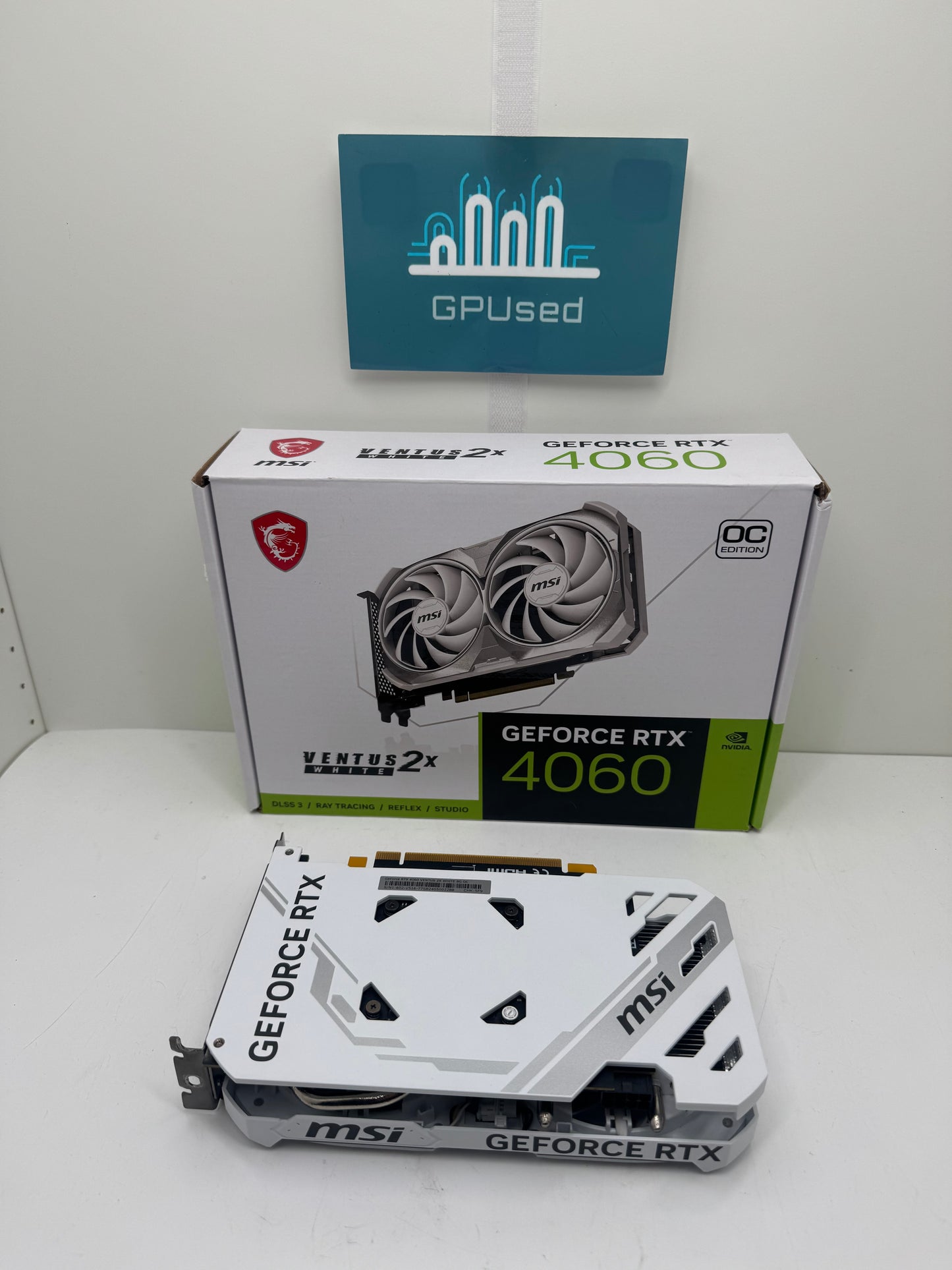 MSI Nvidia GeForce RTX 4060 Ventus 2X White 8GB GDDR6 - A