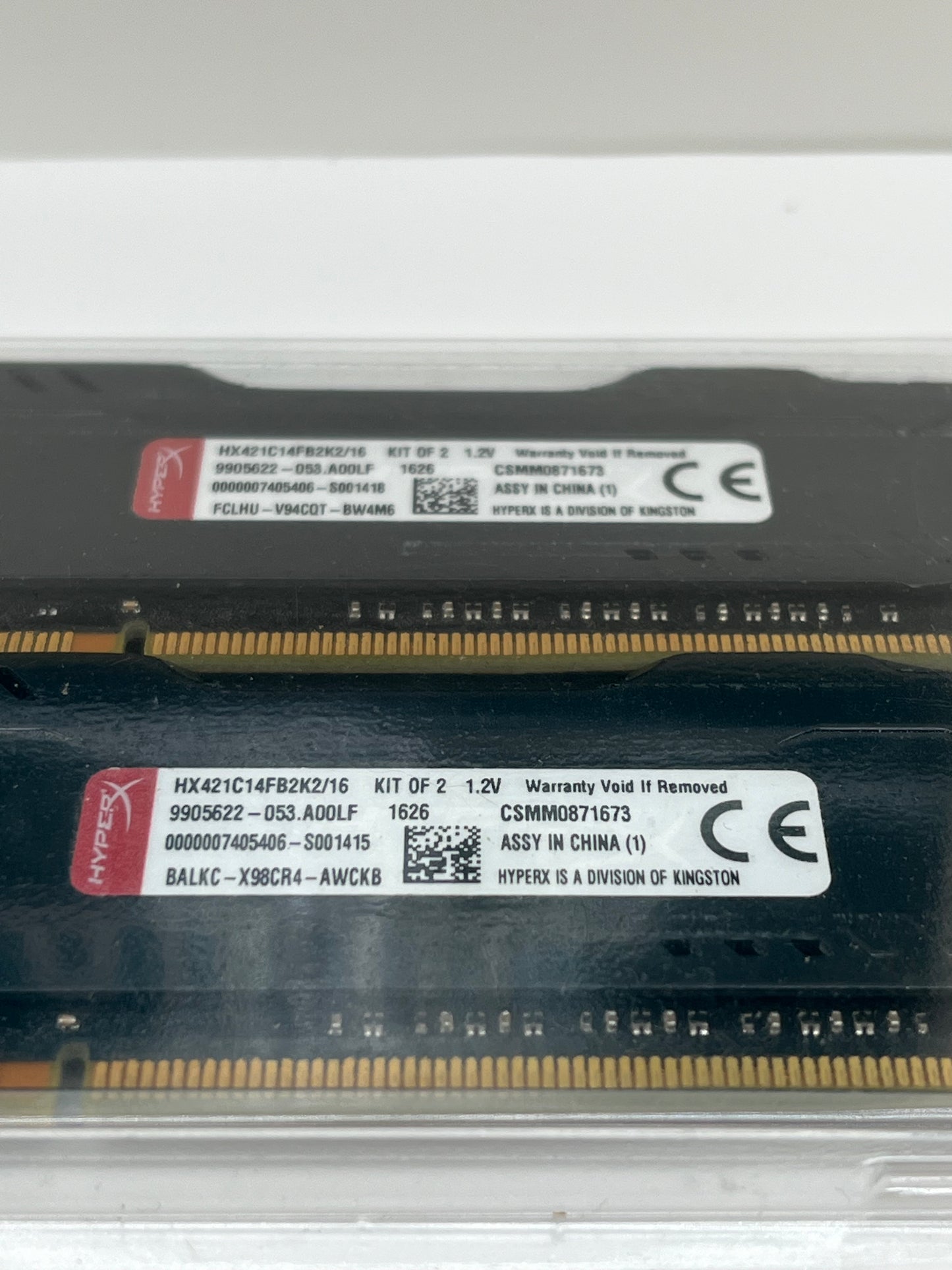 16GB (2X8GB) Kingston Fury 2600MHz DDR4 RAM