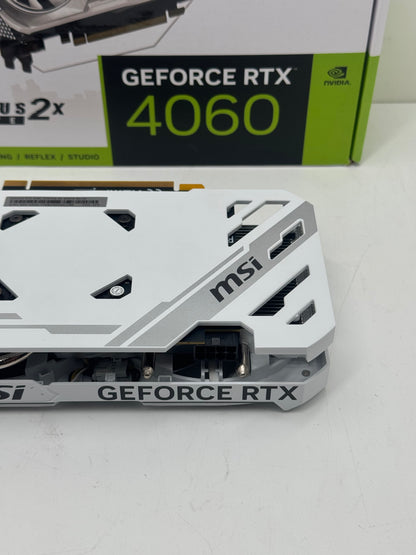 MSI Nvidia GeForce RTX 4060 Ventus 2X White 8GB GDDR6 - A