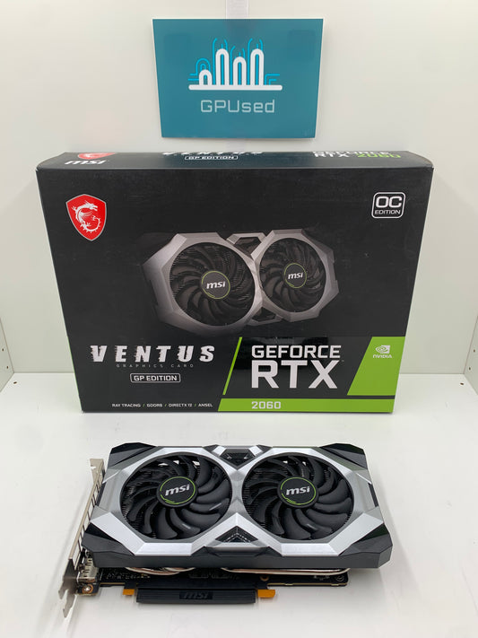 MSI Nvidia GeForce RTX 2060 Ventus 6GB GDDR6 - A