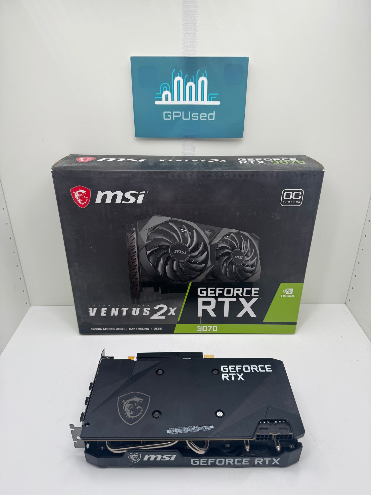 MSI Nvidia GeForce RTX 3070 Ventus 2X OC Edition 8GB GDDR6 - A