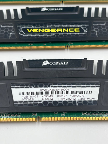16GB (4x4GB) Corsair Vengeance 1600MHz DDR3 RAM