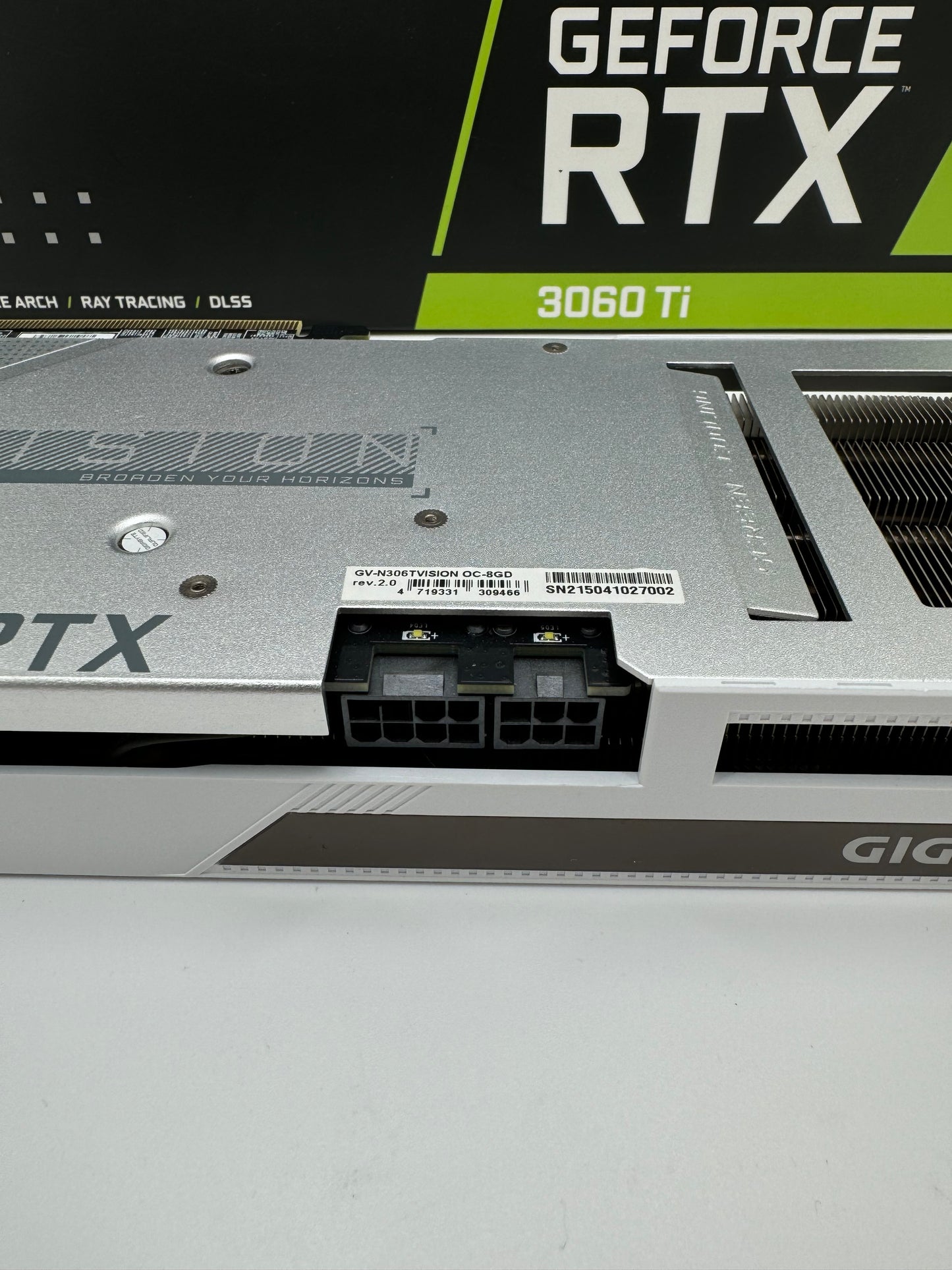 Gigabyte Nvidia GeForce RTX 3060 Ti Vision OC 8GB GDDR6 - A