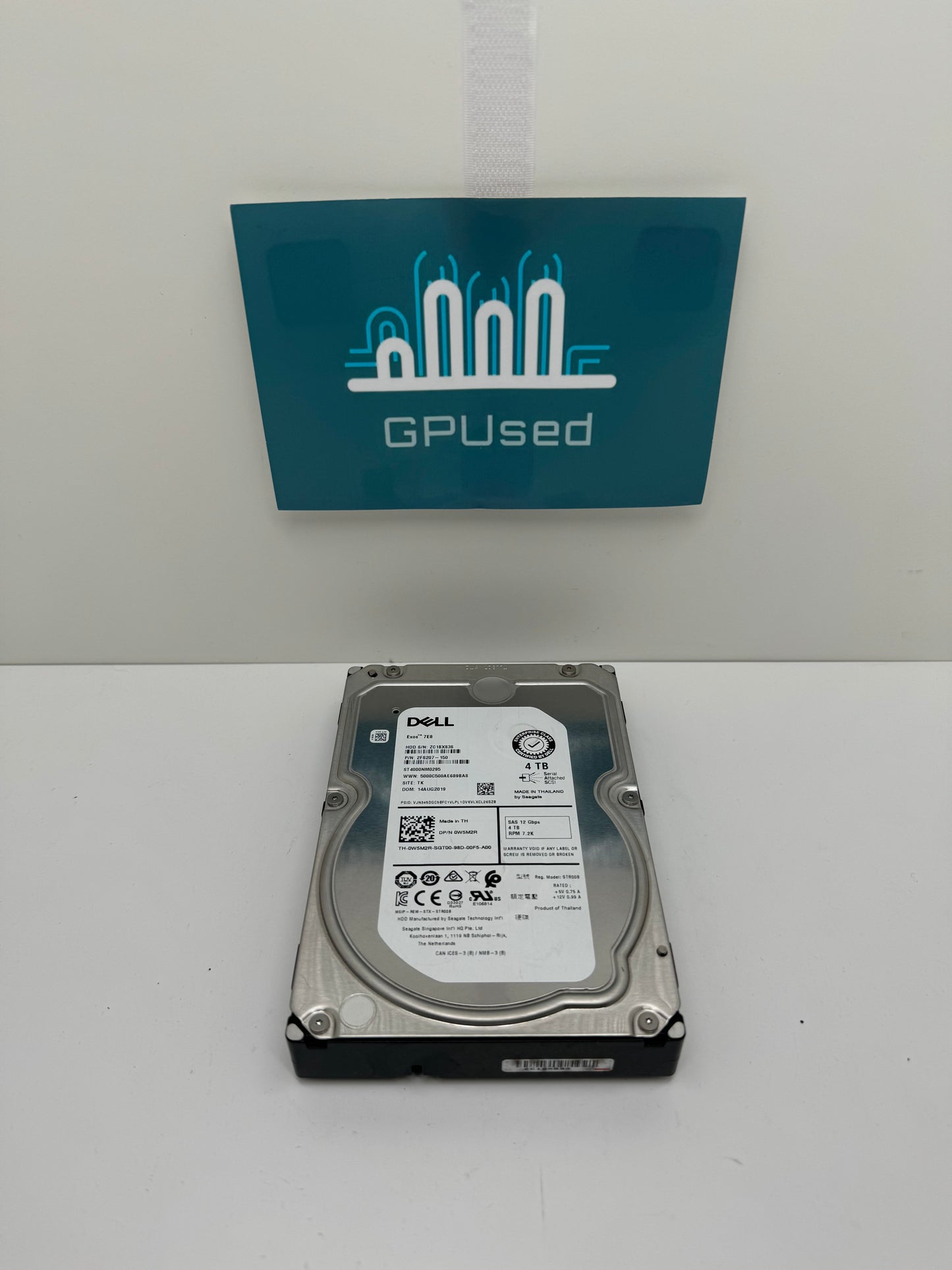 Dell 4TB 3.5” SAS Drive SATA HDD