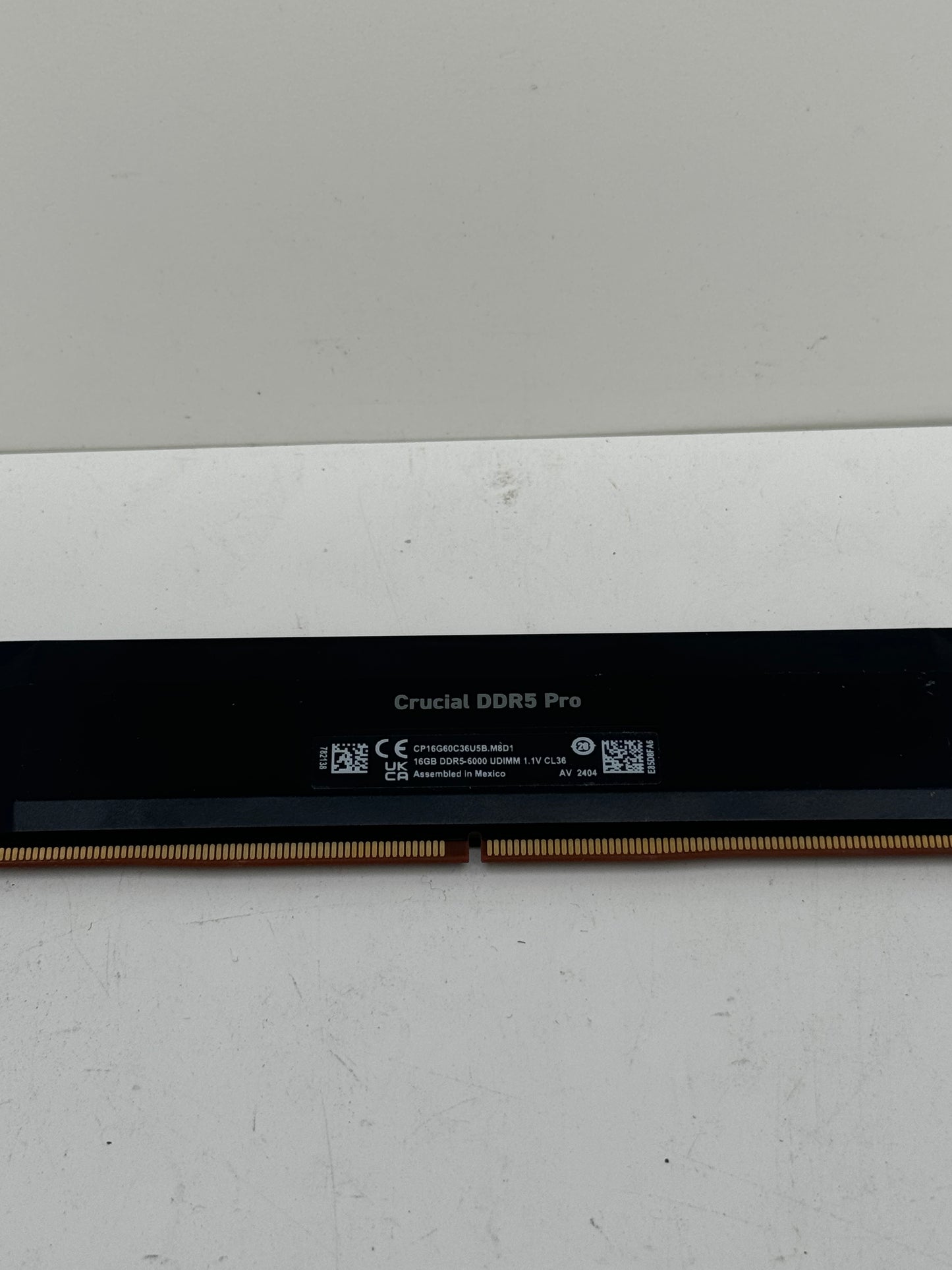 16GB Crucial Pro 6000MHz DDR5 RAM