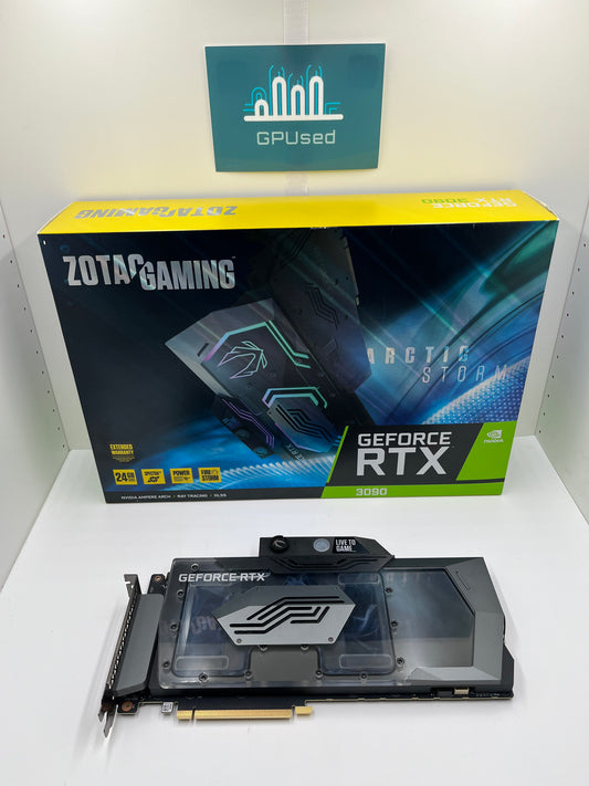 Zotac Nvidia GeForce RTX 3090 Arctic Storm Watercooled 24GB GDDR6X - A