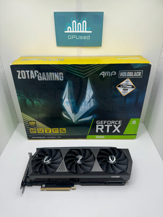 Zotac Nvidia GeForce RTX 3080 AMP HoloBlack 10GB GDDR6X - B