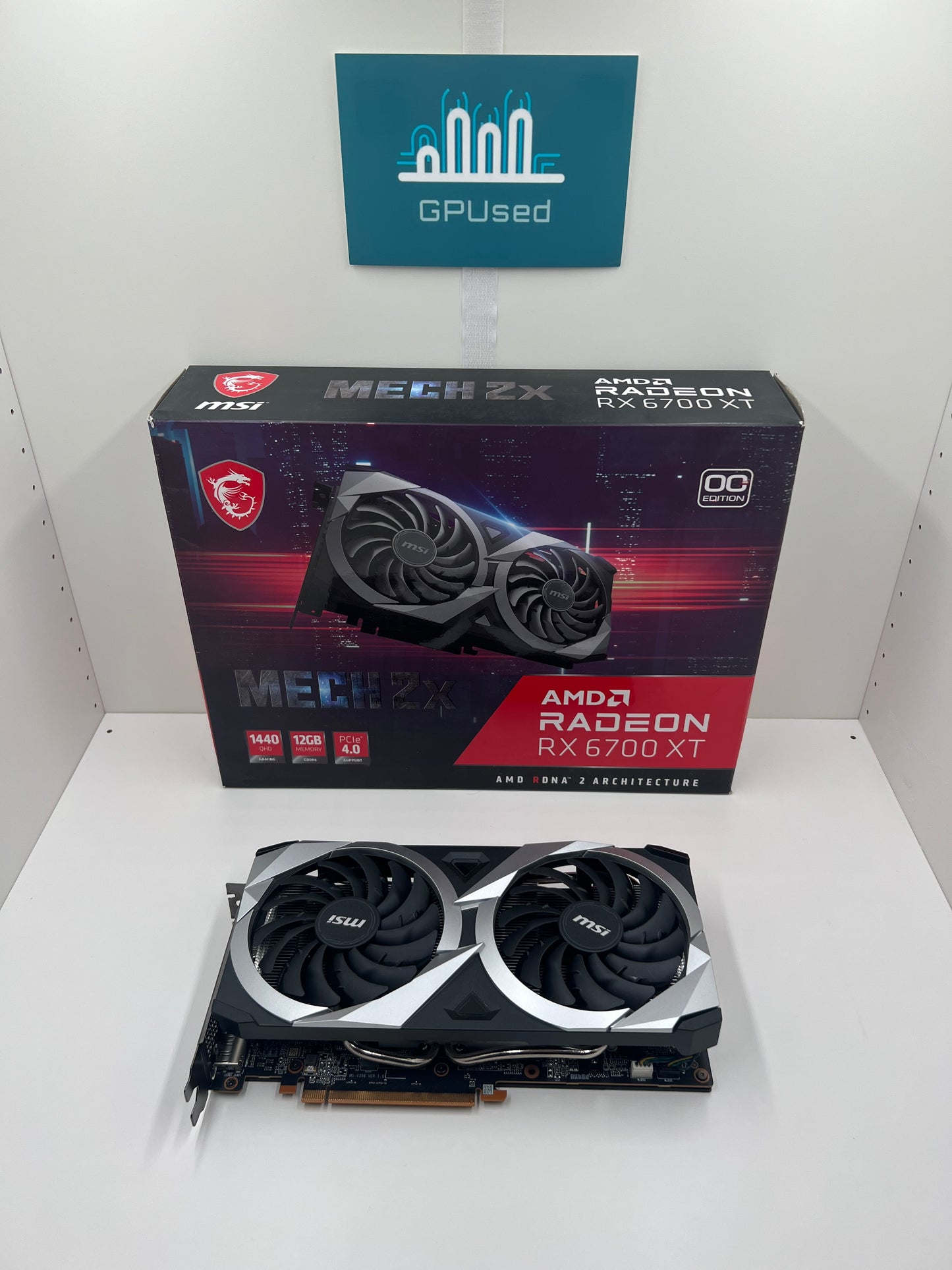 MSI AMD Radeon RX 6700XT Mech 2X OC 12GB GDDR6 - A