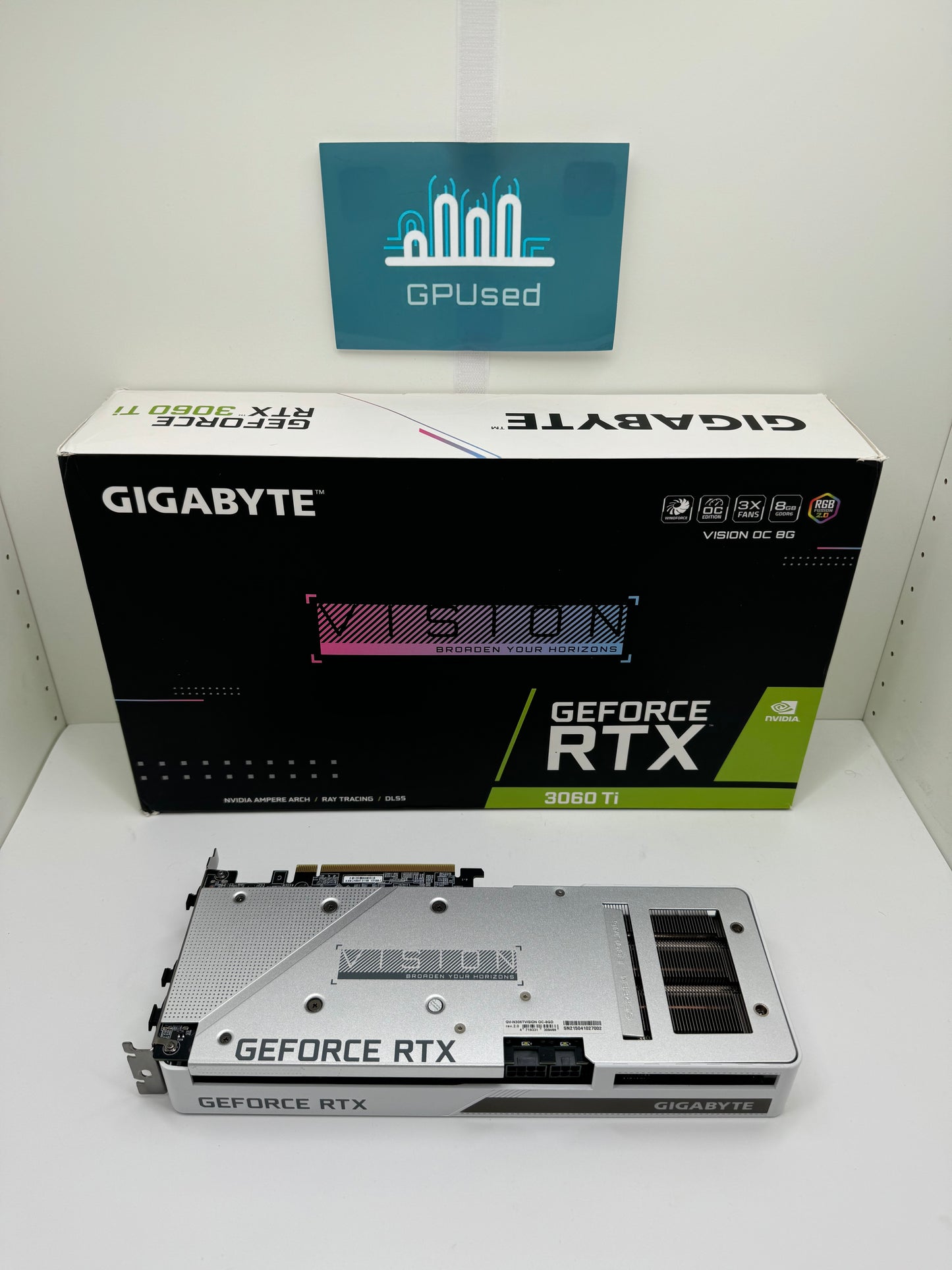 Gigabyte Nvidia GeForce RTX 3060 Ti Vision OC 8GB GDDR6 - A