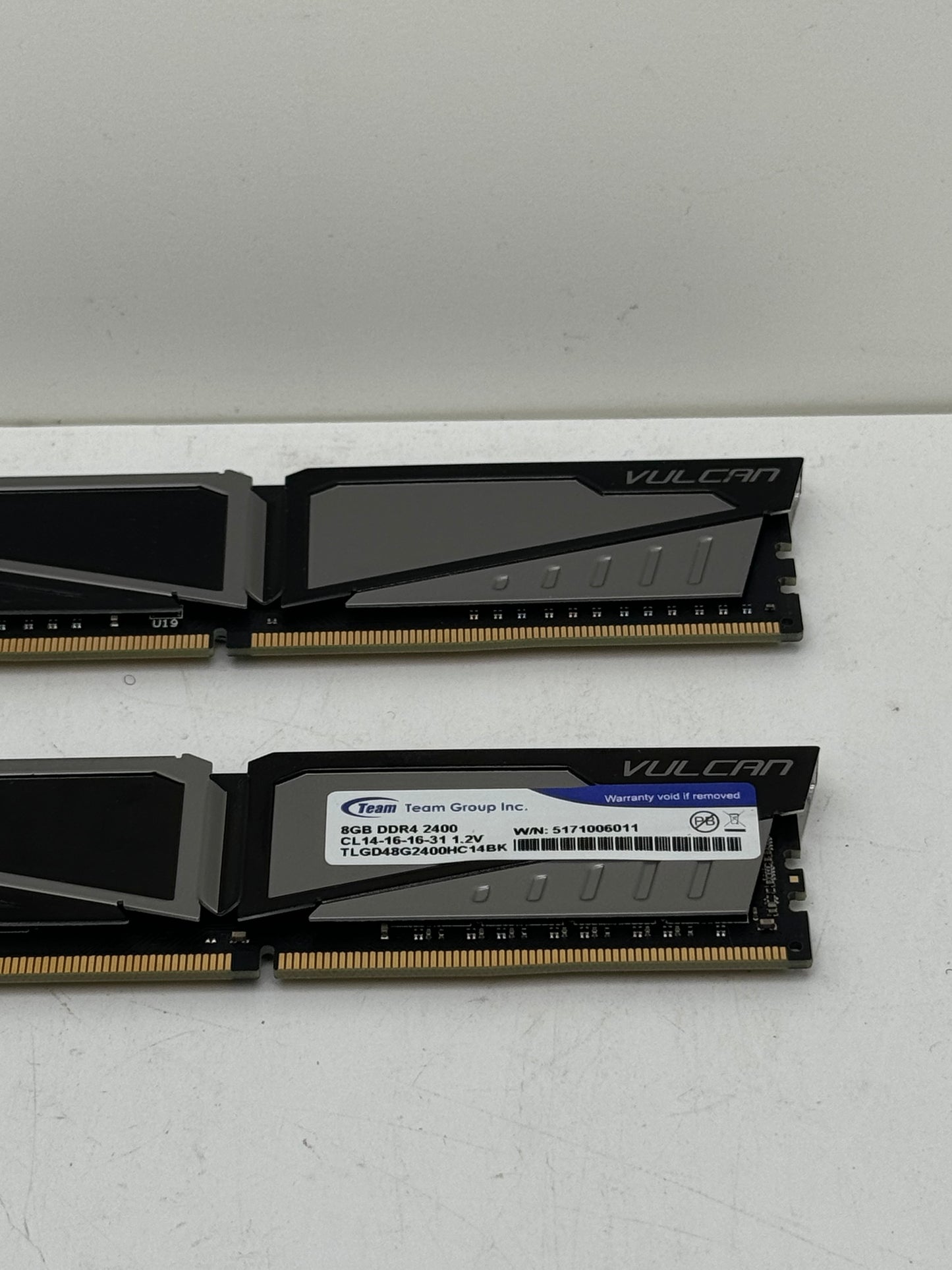 16GB (2x8GB) T-Force Vulcan 2400MHz DDR4 RAM