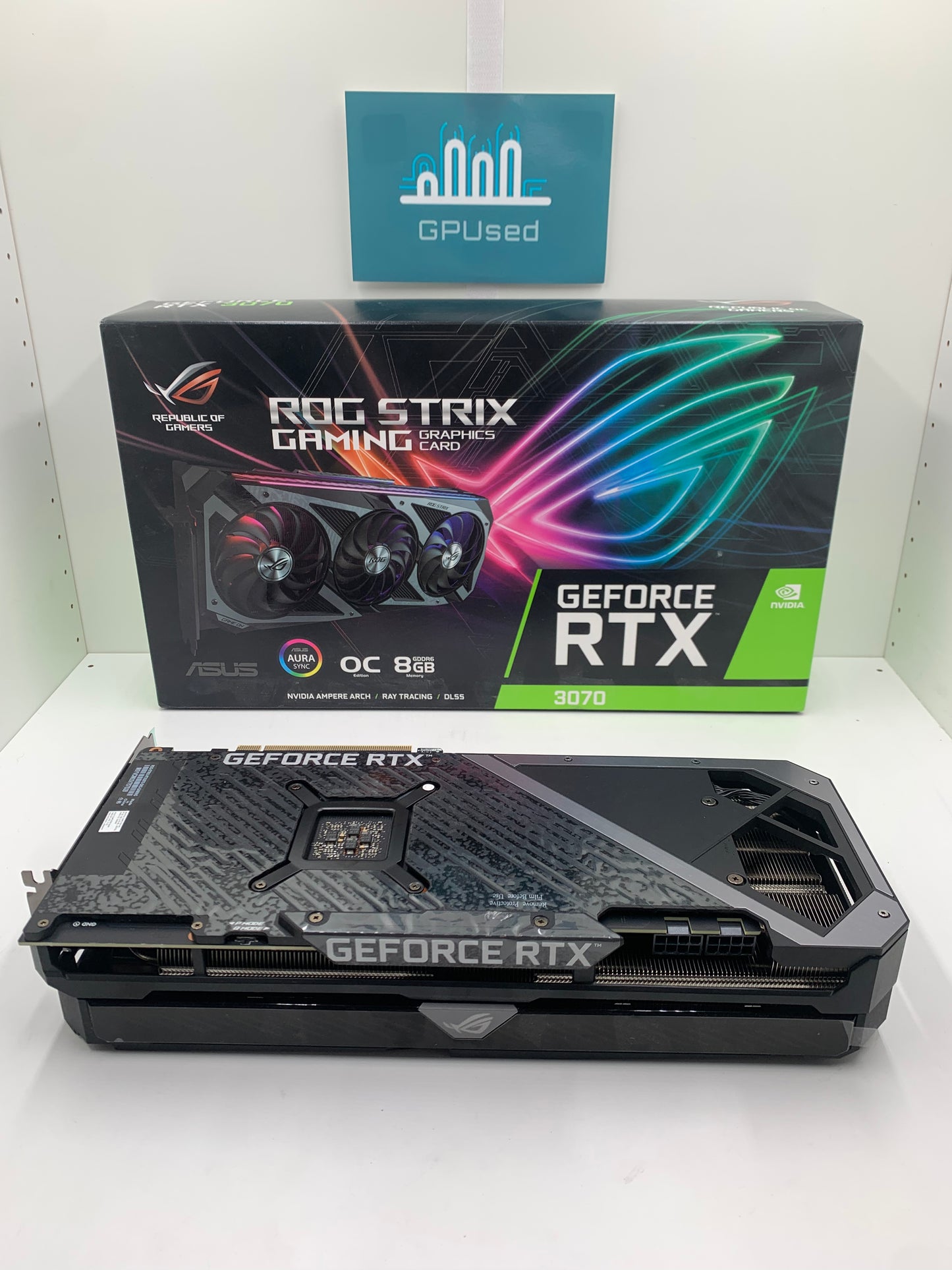 ASUS Nvidia GeForce RTX 3070 Rog Strix Gaming OC 8GB GDDR6 - A