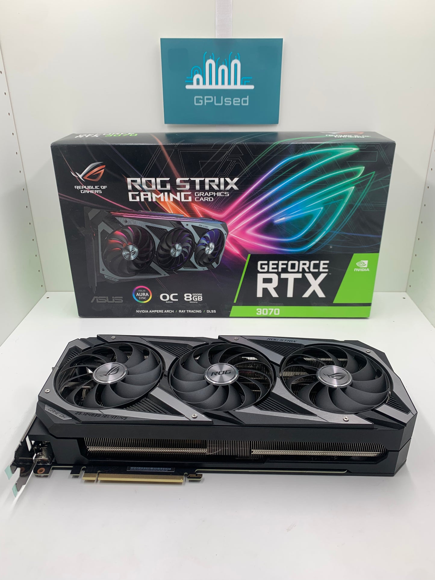 ASUS Nvidia GeForce RTX 3070 Rog Strix Gaming OC 8GB GDDR6 - A