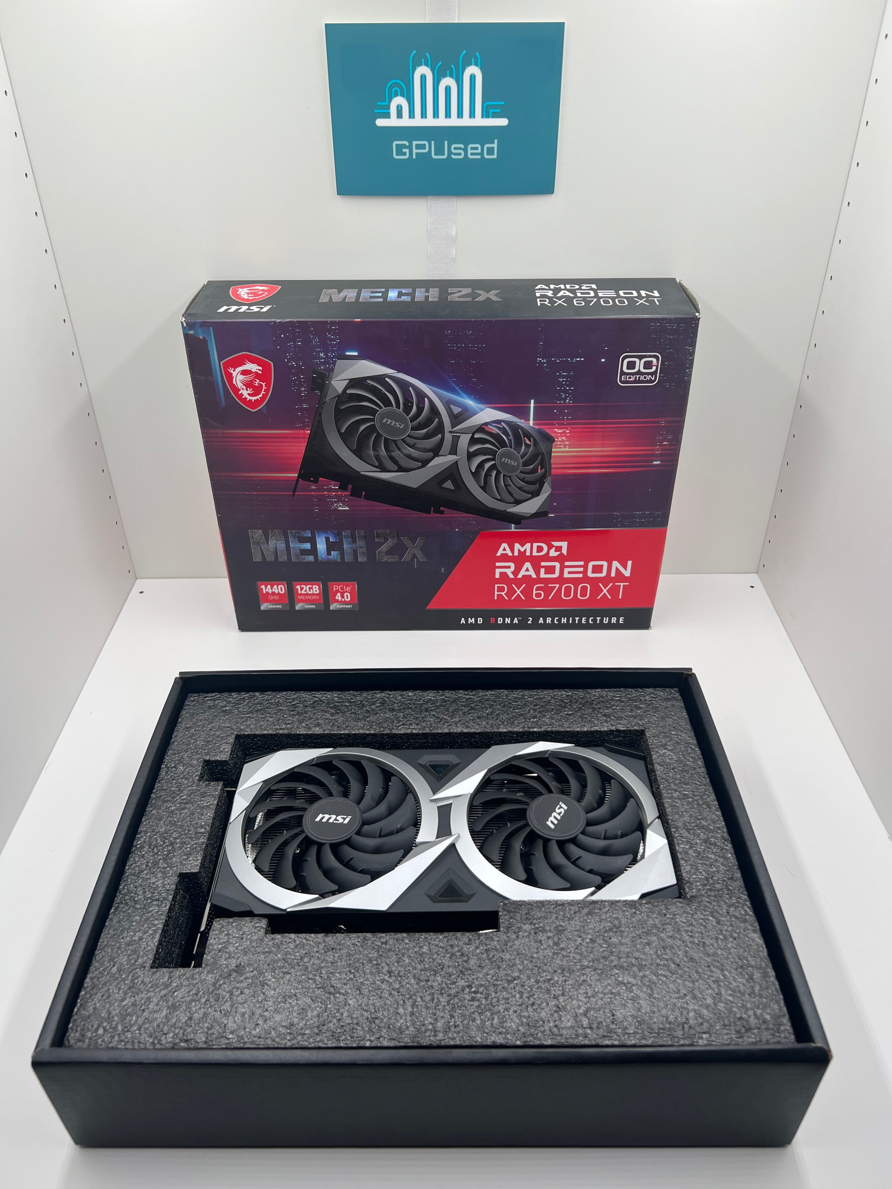 MSI AMD Radeon RX 6700XT Mech 2X OC 12GB GDDR6 - A