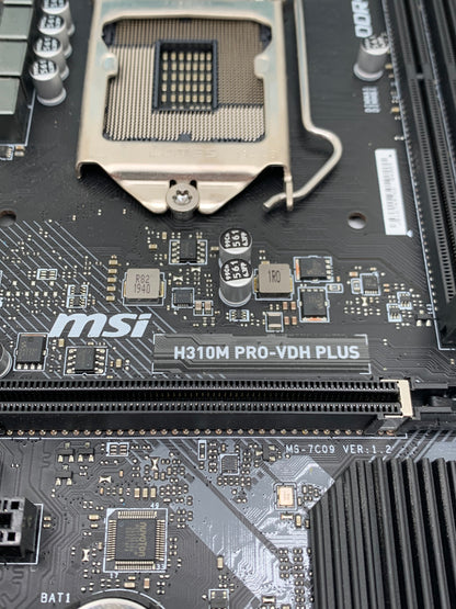 MSI H310M Pro-VDH Plus Micro ATX Intel Socket 1151 Motherboard