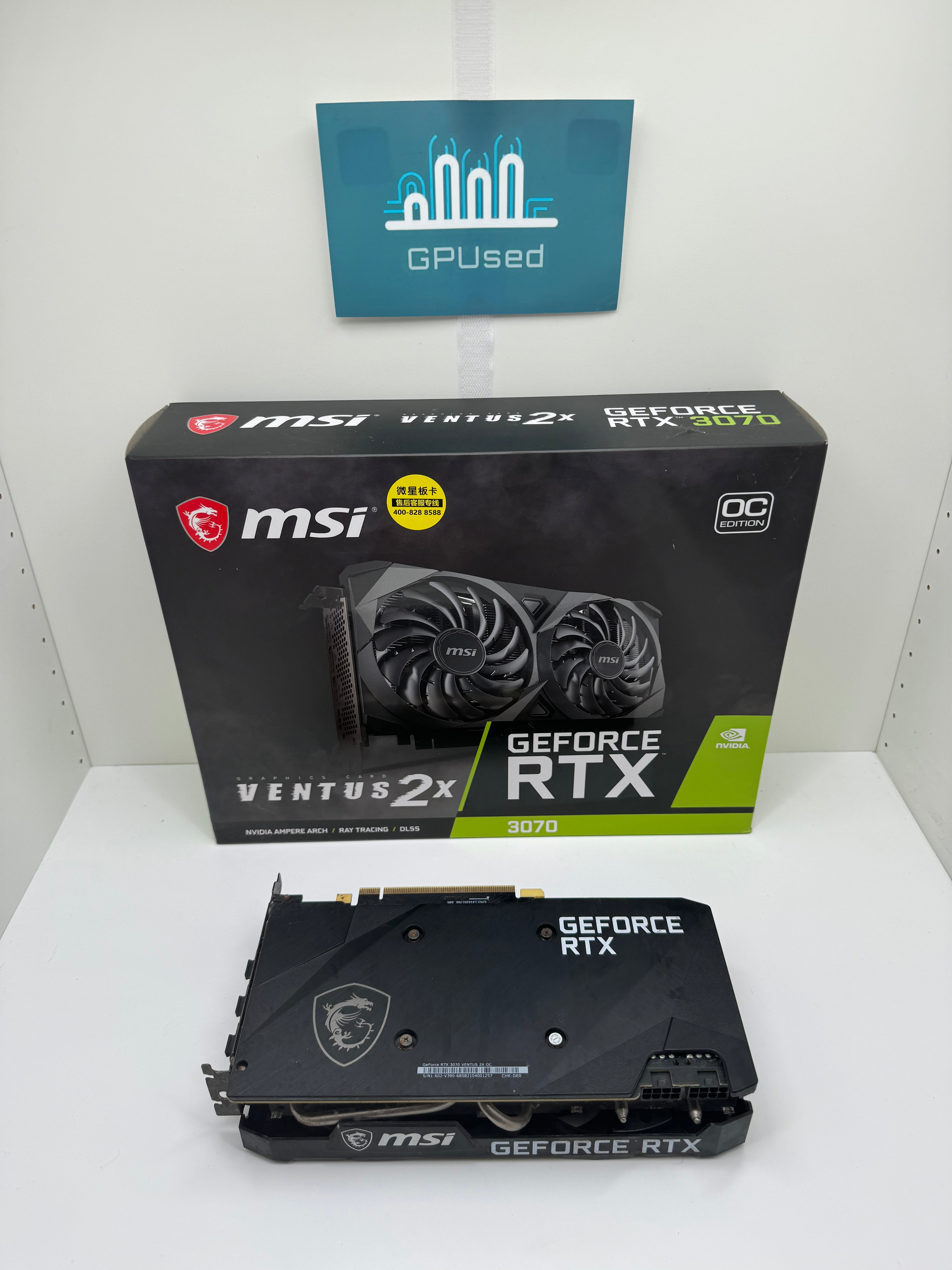 MSI Nvidia GeForce RTX 3070 Ventus 2X OC 8GB GDDR6 - Was £239.99 - B –  GPUsed