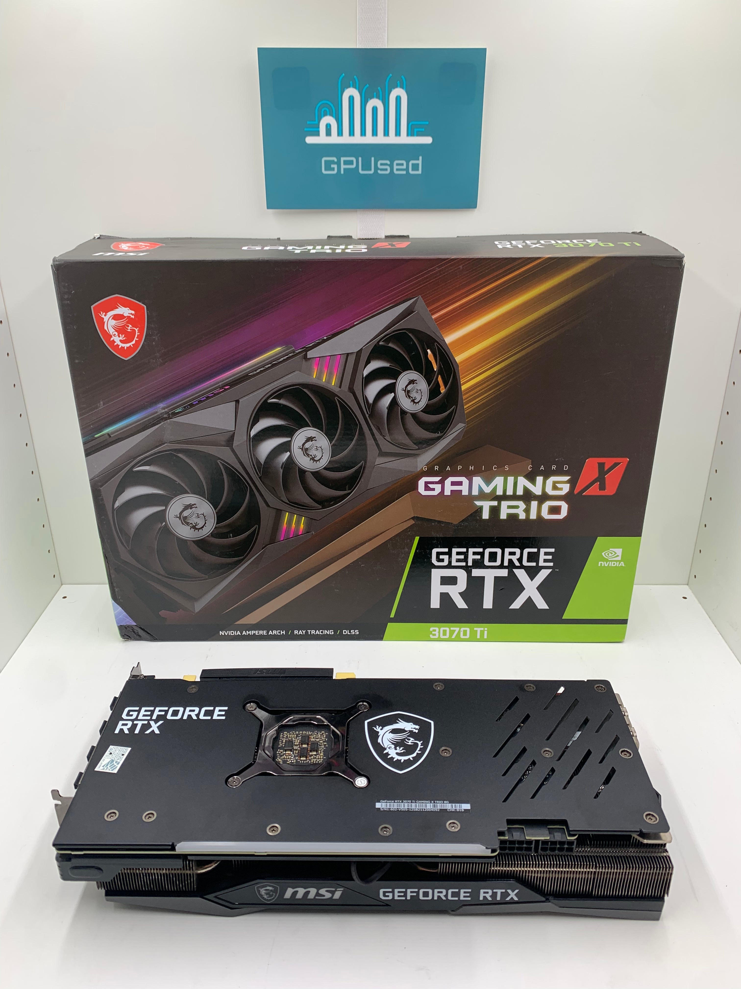 MSI Nvidia GeForce RTX 3070 Ti Gaming X Trio 8GB GDDR6X – GPUsed