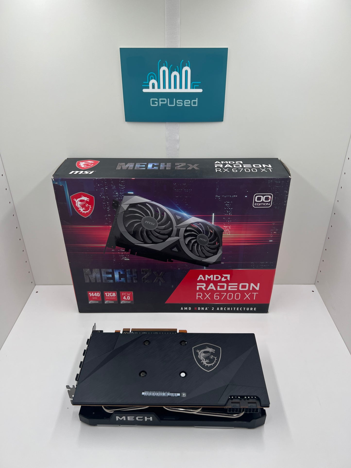 MSI AMD Radeon RX 6700XT Mech 2X OC 12GB GDDR6 - A