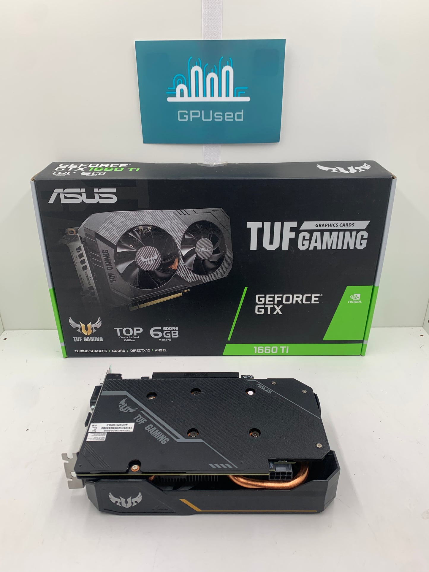 ASUS Nvidia GeForce GTX 1660 Ti Tuf 6GB GDDR6 - A