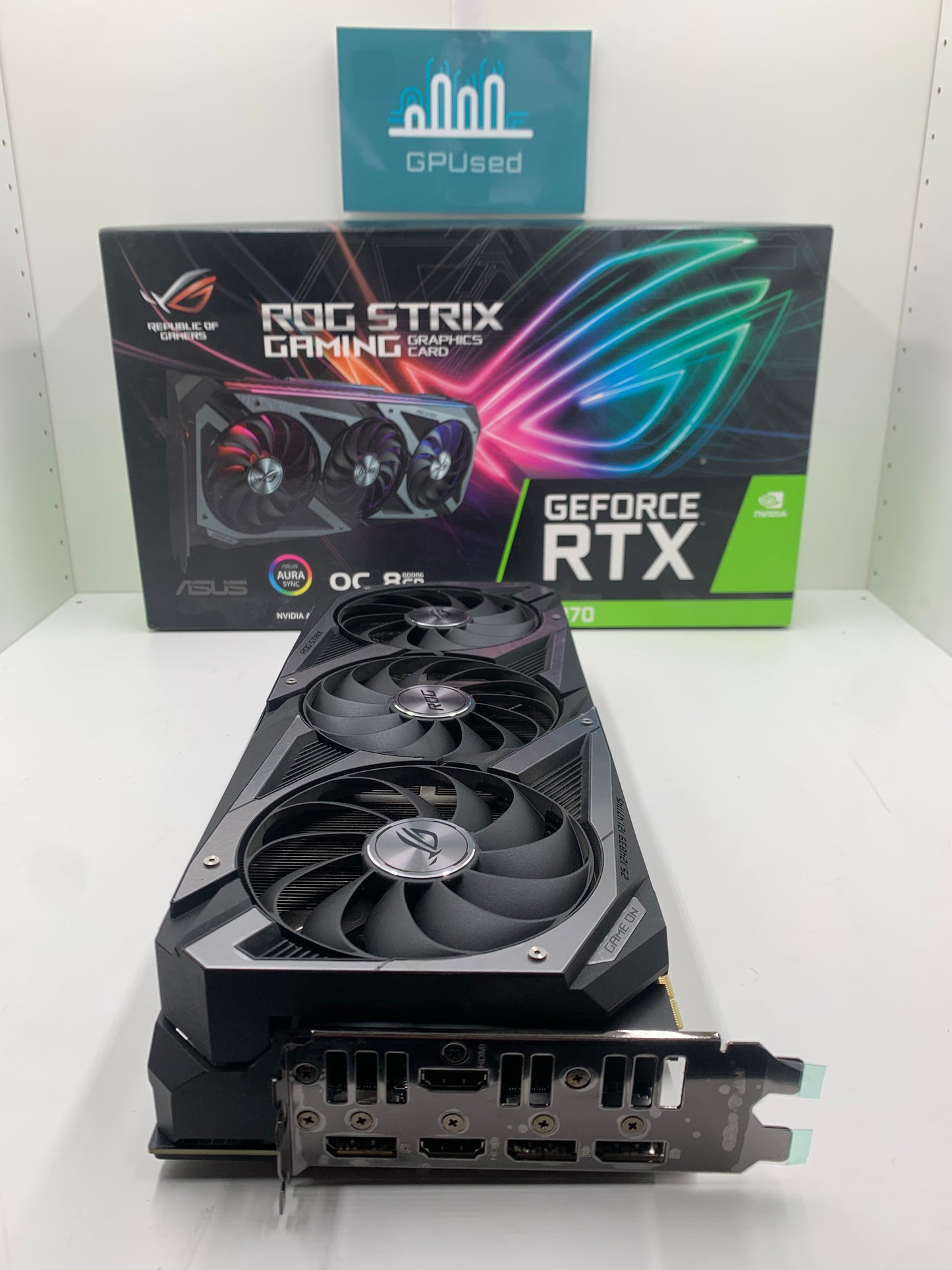 ASUS Nvidia GeForce RTX 3070 Rog Strix Gaming OC 8GB GDDR6 - A