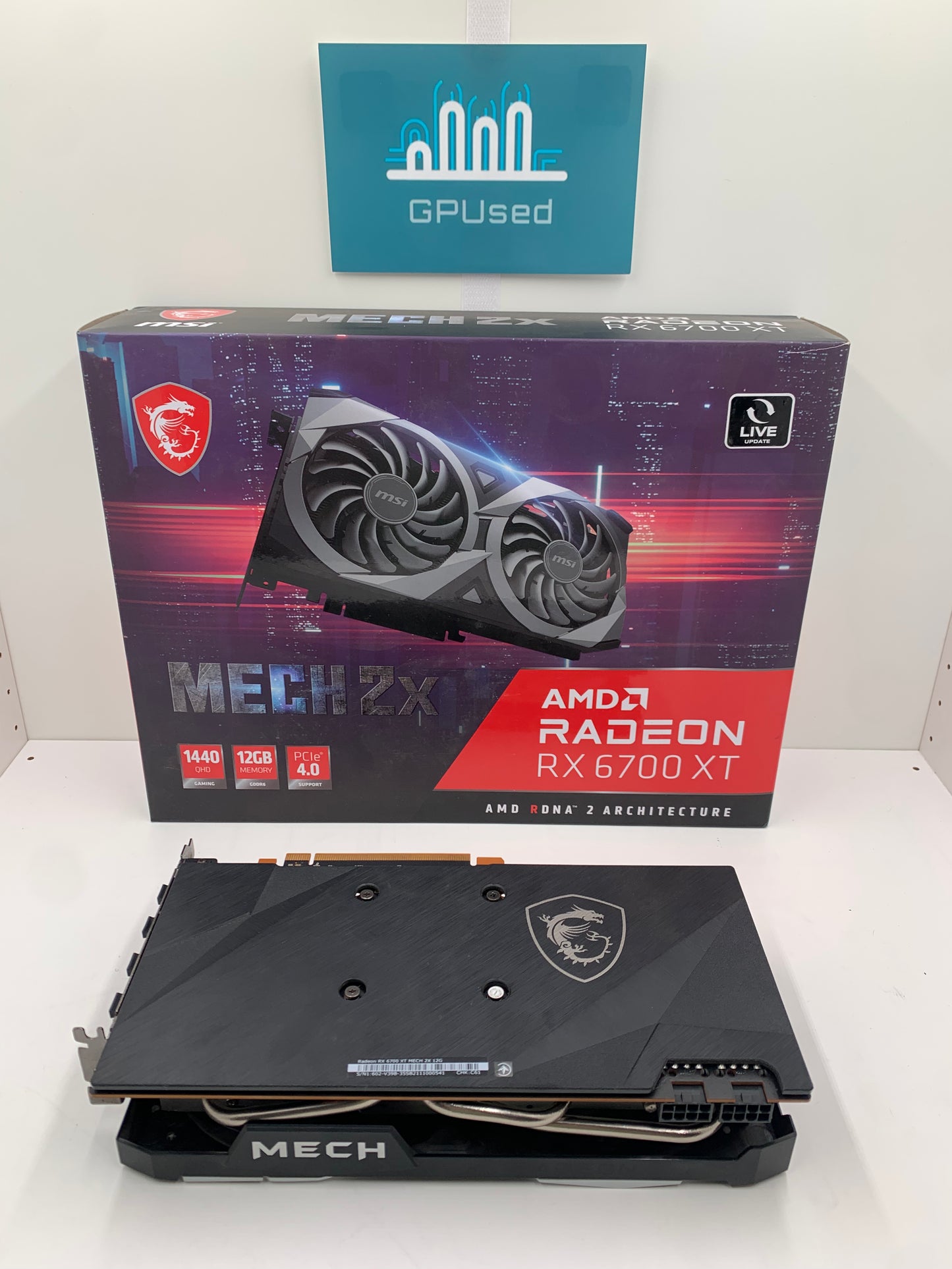 MSI AMD Radeon RX 6700XT Mech 2X OC 12GB GDDR6