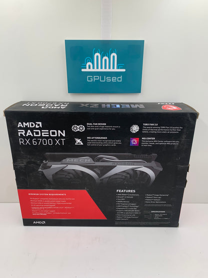 MSI AMD Radeon RX 6700XT Mech 2X OC 12GB GDDR6