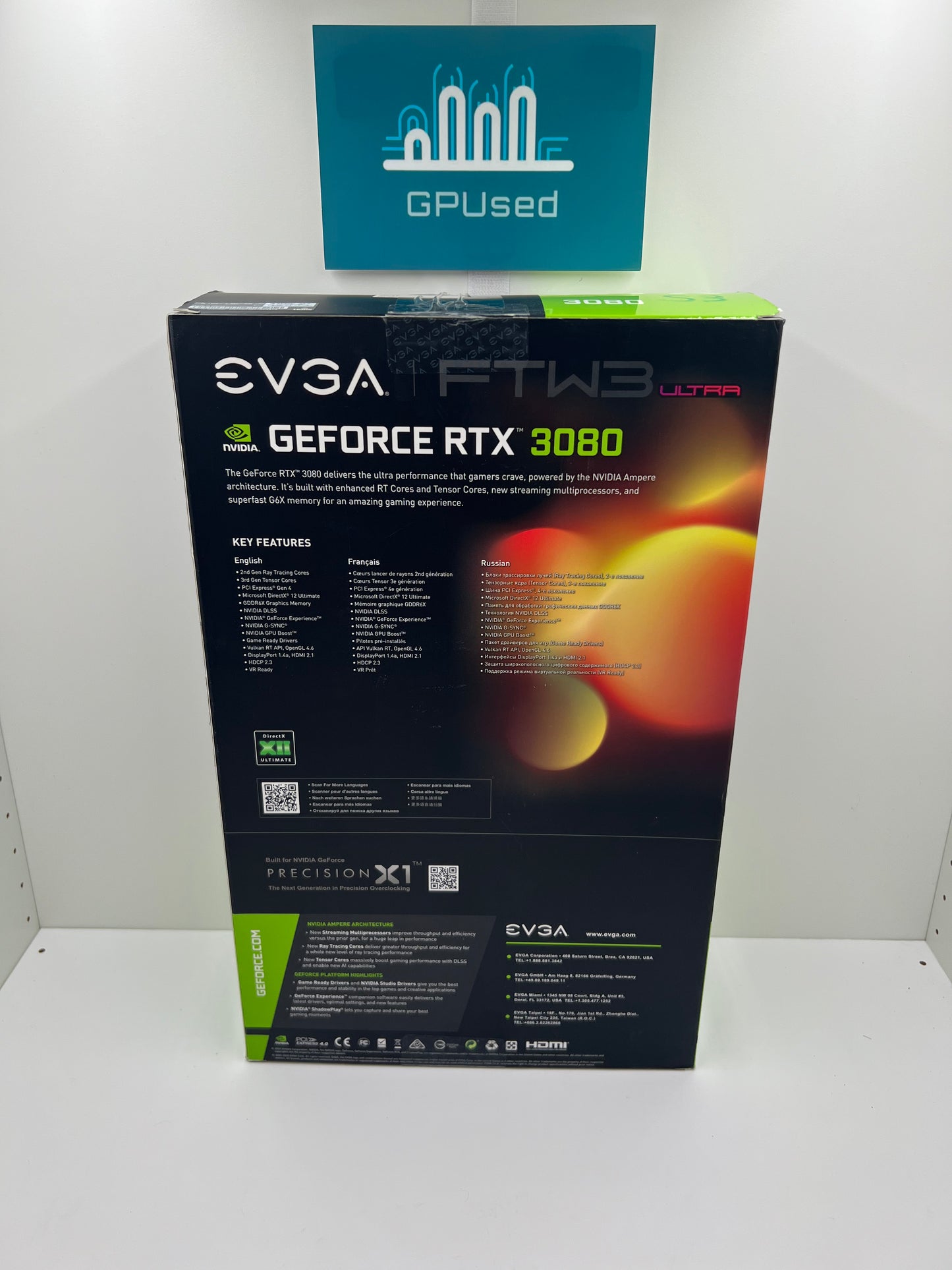 EVGA Nvidia GeForce RTX 3080 FTW3 Ultra Gaming 10GB GDDR6X - A